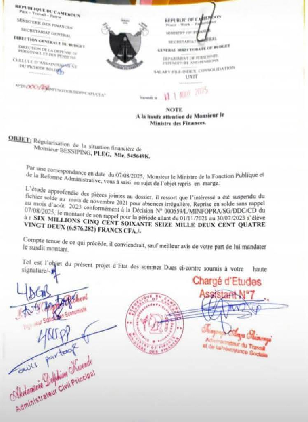 Cameroun Léopold Bessiping