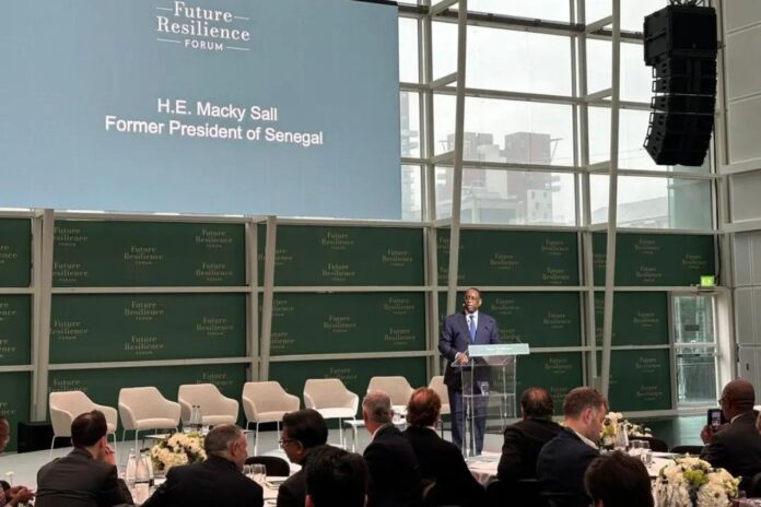 Macky Sall gouvernance mondiale Future Resilience Forum Londres