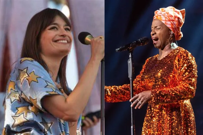 Clara Luciani Angélique Kidjo concert Notre-Dame de Paris