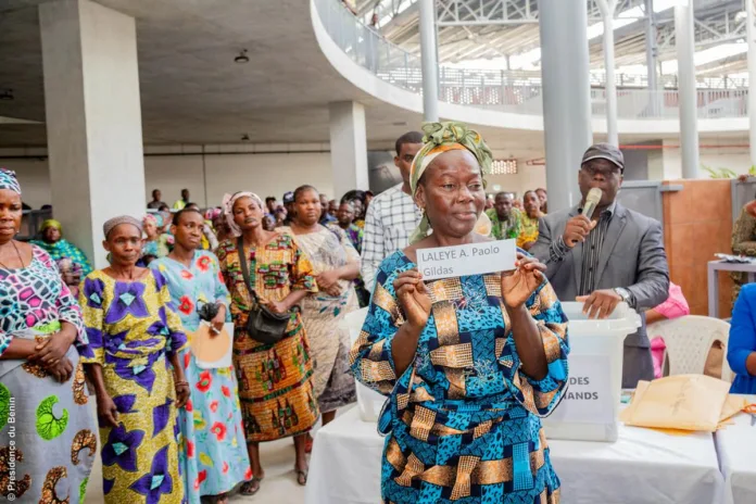 Bénin marché Ganhi tirage au sort