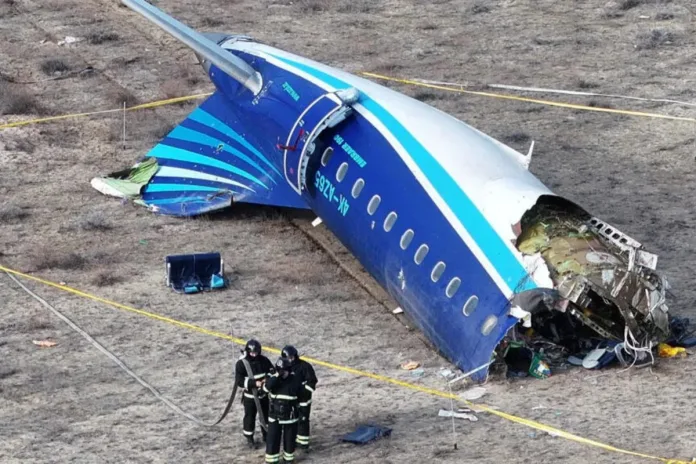 Russie Moscou Kiev crash d’un avion Azerbaijan Airlines Kazakhstan