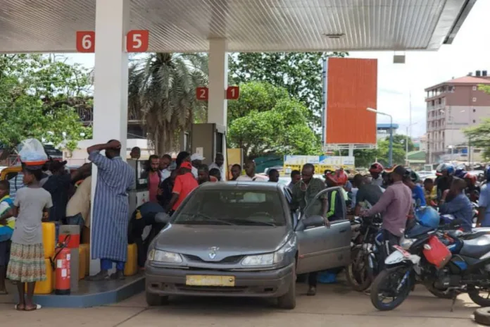 Guinée essence pénurie de carburant