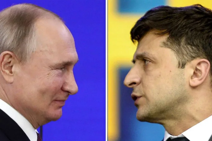 Russie Vladimir Poutine cadeau de Noel Volodymyr zelensky