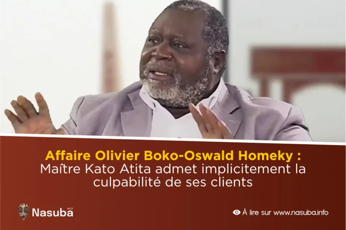 Affaire Olivier Boko-Oswald Homeky Maître Kato Atita culpabilité