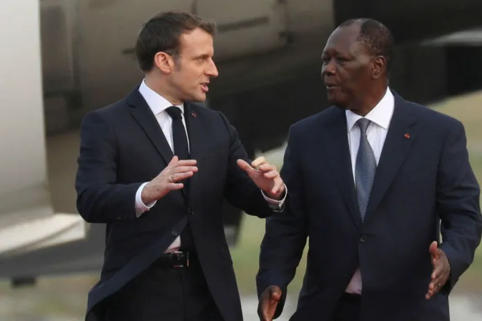 Côte d'Ivoire France Emmanuel Macron critique tacitement Alassane Ouattara coopération militaire