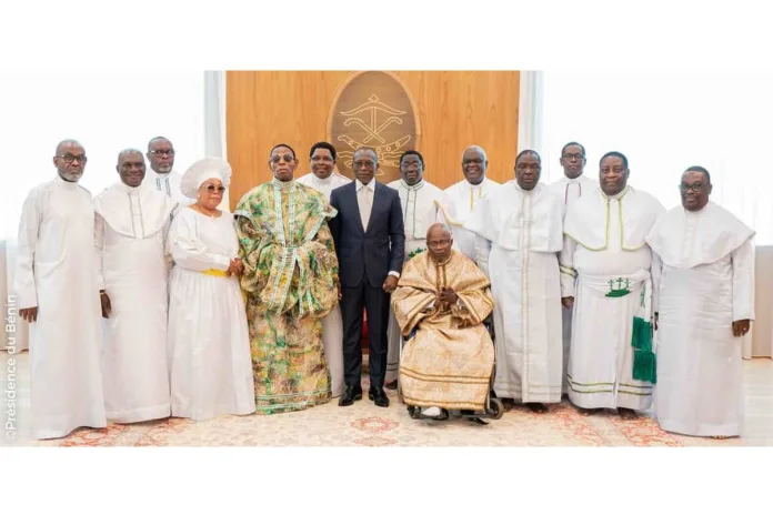 Bénin Patrice Talon de l'Église du Christianisme Céleste