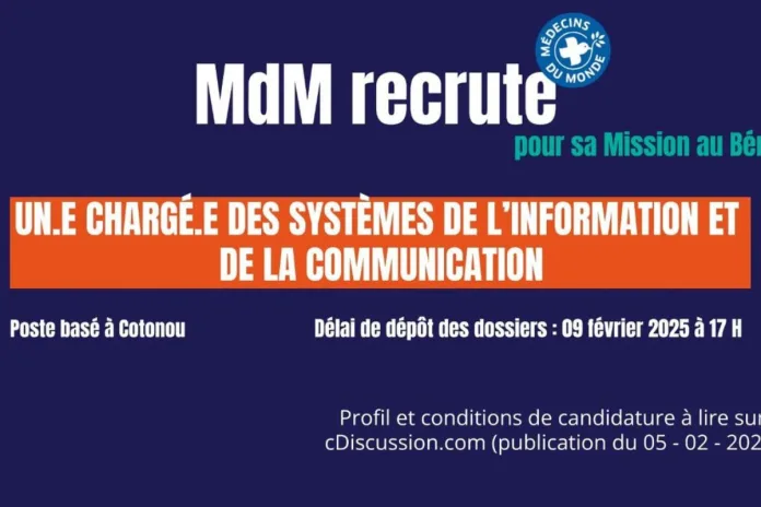 Emploi Médecins du Monde Suisse recrute