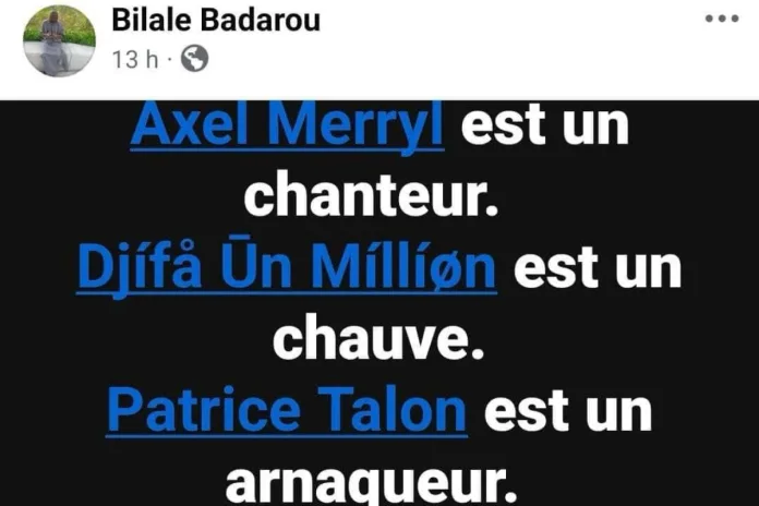 Affaire Badarou Bilale justice réseaux sociaux