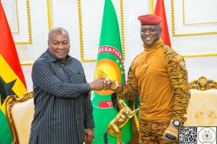 Ibrahim Traoré John Mahama Burkina Faso - Ghana