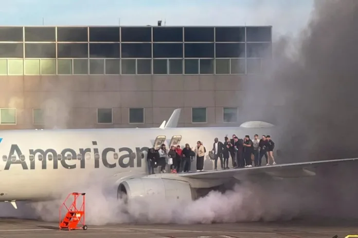 États-Unis boeing d’American Airlines Denver